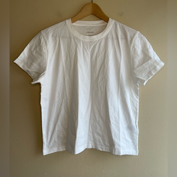 Everlane Tops - New Everlane Women Crew Neck White Tee Shirt Size Medium
